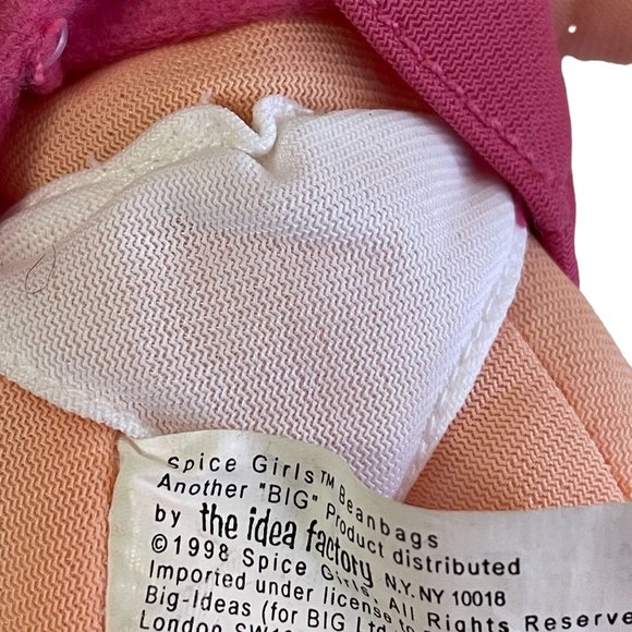 Vintage The Idea Factory NY Spice Girls Emma Bunting Bean Bags Doll 1998 8" - Picture 8 of 8